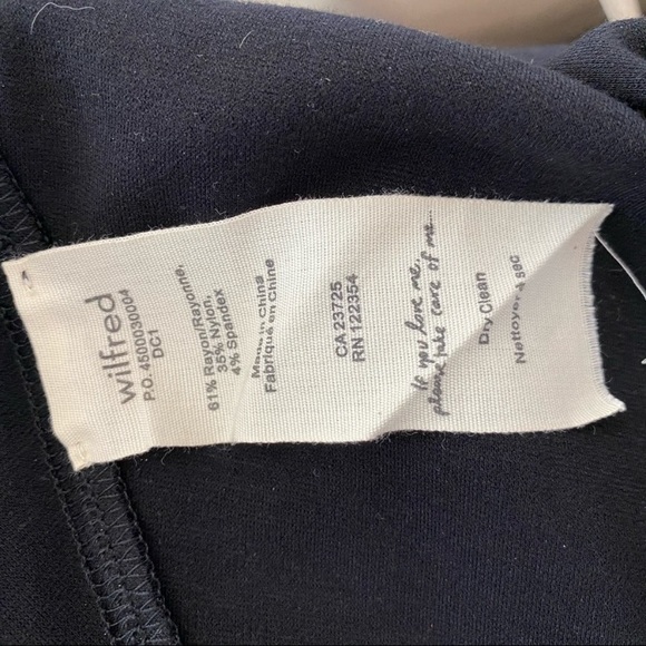 Aritzia Wilfred Little Black Dress EUC - Picture 4 of 5